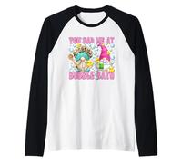 Bubbles GNOME Couple Graphic Funny Saying for My Valentine Manche Raglan