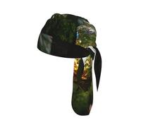 Bubbles in The Forest Casquette de cyclisme légère à séchage rapide Absorbe la transpiration pour sports de plein air quotidiens Noir