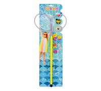 BUBBLES WORLD TUBAN Pro Butterfly Bubble Wand - Grandes Bulles de Savon - Tunnel à Bulles - Jouet pour Enfants - Jeu pour l'intérieur et l'extérieur - Couleurs aléatoires