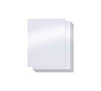 Bubbley Lot de 100 feuilles de papier cartonné métallique blanc scintillant, couverture de 41,7 kg, double face, compatible avec imprimante - Parfait pour les mariages, les anniversaires, les travaux