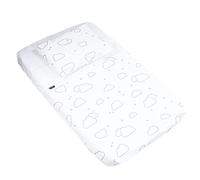Bubblin Draps Next to Me Compatible 83x50 cm Lot de 3 Pièces : Taie d'oreiller + Drap de Sac + Housse de Matelas avec Coins 100% Coton OEKOTEX Parure pour Berceau Cosleeping Next2Me (Nuage)