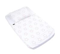 Bubblin Draps Next to Me Compatible 83x50 cm Lot de 3 Pièces : Taie d'oreiller + Drap de Sac + Housse de Matelas avec Coins 100% Coton OEKOTEX Parure pour Berceau Cosleeping Next2Me (Étoile)