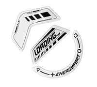 BUBEFSKD 1 lot d'autocollants en verre pour G502 X/G502 X Plus Glass Mouse Skates Upgrades incurvés