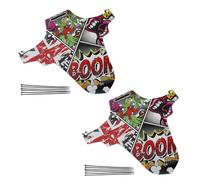 BUBEFSKD 2 Pièces Garde-Boue De Vélo Court Ensemble Et Arrière Compatible Fixe pour Protections Cadre en Fibre Carbone Montagne 26"-29"