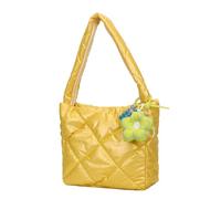 BUBEFSKD 2023 Nouveau sac à bandoulière sac à main sac matelassé essai d'éclaboussures, jaune