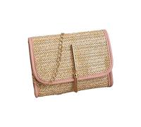 BUBEFSKD 2023 Nouveaux sacs à bandoulière décontractés carrés polyvalents Voyage Texture tissée Sac à bandoulière pour femmes filles Multifonctionnel, c
