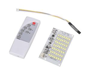 BUBEFSKD 3 panneaux d'éclairage LED solaires 25 W - 200 W, platine intégrée à haute luminosité et minuterie/photocellule/télécommande pour module d'éclairage solaire extérieur résistant aux