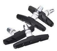 BUBEFSKD 4 Pièces Vélos De Montagne Route V-Brakes Bloc Chaussure Plaquette Frein Universelle Silencieux Antidérapant V-Brakes Bloc Chaussures