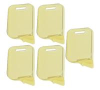 BUBEFSKD 5 Pièces en Plastique Carte À Collectionner Boîte Déflecteur Portable Diviseur Entretoise Stockage Cloison en Plastique Carte À Collectionner Déflecteur Clip