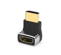 BUBEFSKD 8ks 90 ° 270 ° HDMI mâle à femelle adaptateur coupleur adaptateur 2.1 angle droit 8K
