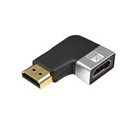 BUBEFSKD 8ks 90 ° 270 ° HDMI mâle à femelle adaptateur coupleur adaptateur 2.1 angle droit 8K