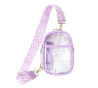 BUBEFSKD À Bandoulière Transparent Pack Stadium Approuver Le Main De Poitrine Bandoulière Sacs Main Pour Concert D'événements Sportifs