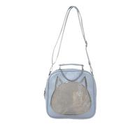 BUBEFSKD À Main En PU Pour Chat Mignon Bandoulière Élégant Uniforme JK Avec Fenêtre Transparente Parfait L'affichage D'épingles D'anime Et Le Bandoulière De Cosplay