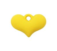 BUBEFSKD Accessoires De Bricolage en Acrylique Couleur Bonbon Populaires Pendentifs en Forme Cœur Doux Bricolage Bracelets Colliers Boucles d'oreilles Matériaux Étiquettes Volantes Accessoires