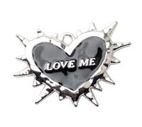 BUBEFSKD Accessoires populaires en alliage d'argent Amour Bowknot Pendentif griffe de chat Bracelet fait main Collier Boucles d'oreilles Matériaux Glands Pendentif pour la fabrication de bijoux