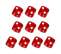 BUBEFSKD Acrylique 16 mm ZiNS Mettez des dés colorés à six côtés avec des points pour jouer à des jeux carrés, pour enfants pour les cours de mathématiques, jouets éducatifs, enseignement des