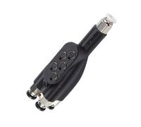 BUBEFSKD Adaptateur PTFE 4 en 1 Connecteurs De Ports D'extension De Tuyau 4 Modules 'Alimentation Pièce 'imprimante pour Laboratoire P1/X1E