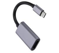 BUBEFSKD Adaptateur USB C vers HDTV en aluminium type C vers adaptateur 4K @ 30 Hz vidéo Sound Sync Convertisseur d'écran Isolation thermique Câble de dissipation thermique