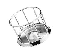 BUBEFSKD Aliment pour tortues - Bol en acier inoxydable - Distributeur de nourriture - Bol d'alimentation pour reptiles - Bol facile à nettoyer - Bol d'eau pour tortue