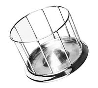 BUBEFSKD Aliment pour tortues - Bol en acier inoxydable - Distributeur de nourriture - Bol d'alimentation pour reptiles - Bol facile à nettoyer - Bol d'eau pour tortue