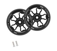 BUBEFSKD Alliage d'aluminium Remplacement facile des roues Vélo Remplacement léger Vélo pliant roulant Accessoires Remplacement durable des pièces