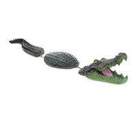 BUBEFSKD Alligators flottants réalistes - Statues de jardin - Alligators flottants - Caïmans artificiels - Effraye les prédateurs en plein air pour l'étang