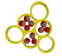 BUBEFSKD Anneaux de lancer colorés lumineux Jouets flottants légers pour piscine Activité en plein air et plage Équipement de sport de plage résistant à l'eau salée