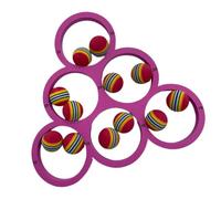 BUBEFSKD Anneaux de lancer colorés lumineux Jouets flottants légers pour piscine Activité en plein air et plage Équipement de sport de plage résistant à l'eau salée