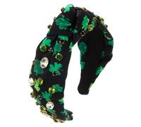 BUBEFSKD Bandeau à thème festival pour allage perle artificielle percée nœud bandeau irlandais jour national cheveux cerceau fête nationale irlandaise fête nationale pour les réunions de vacances