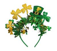 BUBEFSKD Bandeau De Fête Vert Coloré Idéal Pour Célébrer La Saint-Patrick Décoration Pour Festivals Et Accessoires De Fête Bandeaux Shamrock