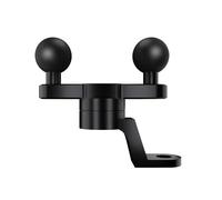 BUBEFSKD Base de montage du guidon avec double boule de 25 mm 1 pouce pour diamètre de rail 0 4 pour base de boule de téléphone portable