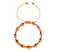 BUBEFSKD Bleu Turc pour Mauvais Œil Ensembles Coloré Résine Perle Corde Chaîne Yeux Chanceux Couple Bracelets pour Juif Mauvais Œil Bracelets Kit