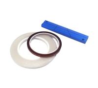 BUBEFSKD Bloc D'épissure Professionnel pour Revoxsonido 1/4 Bobine Ouverte De 10 Pouces Bobiner Les Médias De Bande Obtenir Un Ensemble Leader