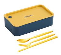 BUBEFSKD Boîte à lunch avec compartiment à micro-ondes chauffage récipient réutilisable boîte à lunch avec pour hommes
