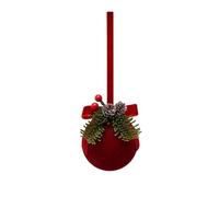 BUBEFSKD Boule de Noël à suspendre Ornement nordique Bells Festival Arbre Décorations pour la fête à la maison Intérieur Extérieur Boule Suspendue Ornement Nordique Bells Décorations d'arbre