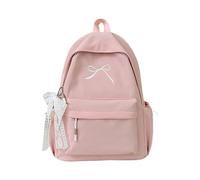 BUBEFSKD Bows Sacs À De Voyage Capacité Sacs À Occasionnels Étudiant École Styles Japonais Pour Filles Doux Arcs Capacité Casual Daypacks École En Plein Air