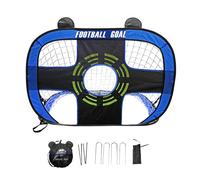 BUBEFSKD But De Football Fonctionnel pour L'amélioration des Compétences Excellent Tissu en Polyester Et Cadre en Métal À Ressort La Durabilité Ensemble Buts Football D'entraînement