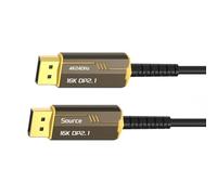 BUBEFSKD Câble à fibre optique DisplayPort longue distance 16K@30Hz 8K@60Hz @240Hz Haute Fréquence de rafraîchissement pour moniteurs Gaming VRs Câble à fibre optique pour PC