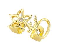 BUBEFSKD Cache-dents réglables en cuivre avec découpe florale, accessoire de décoration pratique pour les amateurs de style urbain qui portent un embout tendance, Einheitsgröße, comme décrit, Comme