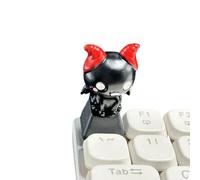 BUBEFSKD Capuchons de touches mécaniques avec thème horreur et motifs squelette momies, support ergonomique pour interrupteurs, touches mécaniques, thème Halloween