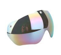 BUBEFSKD Casque de protection contre le vent Lentille Lunettes de vélo magnétiques Visières solaires amovibles Cyclisme Pare-soleil Installation facile Pratique et pare-brise