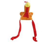 BUBEFSKD Chapeau de dinde Poules Créatives Nouveauté Chapeau en Peluche Thanksgiving Jour Chapeaux pour Fête de Noël Carnaval pour Adultes