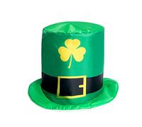 BUBEFSKD Chapeau Shamrock pour la Saint Patrick Day Vert Kobold Irish Kobold Green Top St Patrick Party Chapeaux de fête de St Patrick