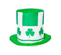 BUBEFSKD Chapeau Shamrock pour la Saint Patrick Day Vert Kobold Irish Kobold Green Top St Patrick Party Chapeaux de fête de St Patrick