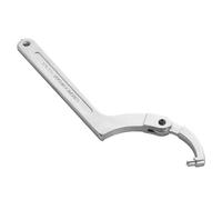 BUBEFSKD Clé à crochet réglable C en acier inoxydable pour accessoires de noix cylindriques Entretien machine Tendeur