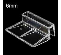 BUBEFSKD Clips De Couvercle Universels pour Aquariums sans Bords De Pince 6mm/8mm/10mm Poisson Réservoir en Acrylique Transparent Clips Acryliques Aquarium