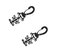 BUBEFSKD Collier de serrage Scubas - Support de tuyau de plongée - Double tuyau - Avec boucle à crochet - Pour plongée avec tuba - Clip de rechange avec crochet