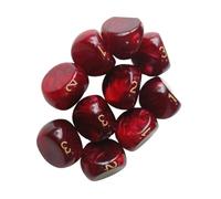 BUBEFSKD Compacts À 3 Faces en Acrylique Non Toxique Sûr pour Les Voyages Divertissements l'enseignement des Mathématiques Et Jeux De Probabilité Transparente