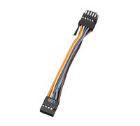 BUBEFSKD Connecteur De Carte Mère Interne USB 11 Broches Mâle À 9 Broches Femelle Câble Adaptateur Connexion Transparente Données Stable Extension Carte Mère