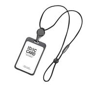 BUBEFSKD Cordon rétractable avec porte-badge vertical/horizontal, porte-badge avec cordons rétractables, étui à cartes, collier enrouleur horizontal rétractable